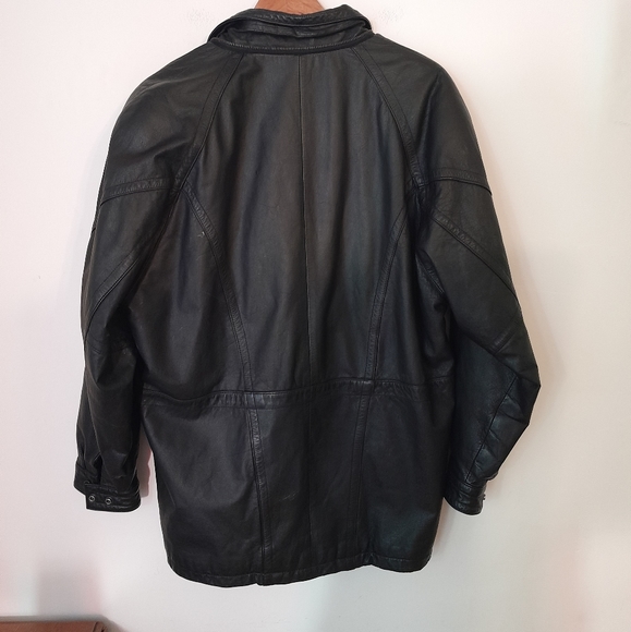 💥 EUC Men's Midway Genuine Leather Jacket, Medium - Picture 5 of 11